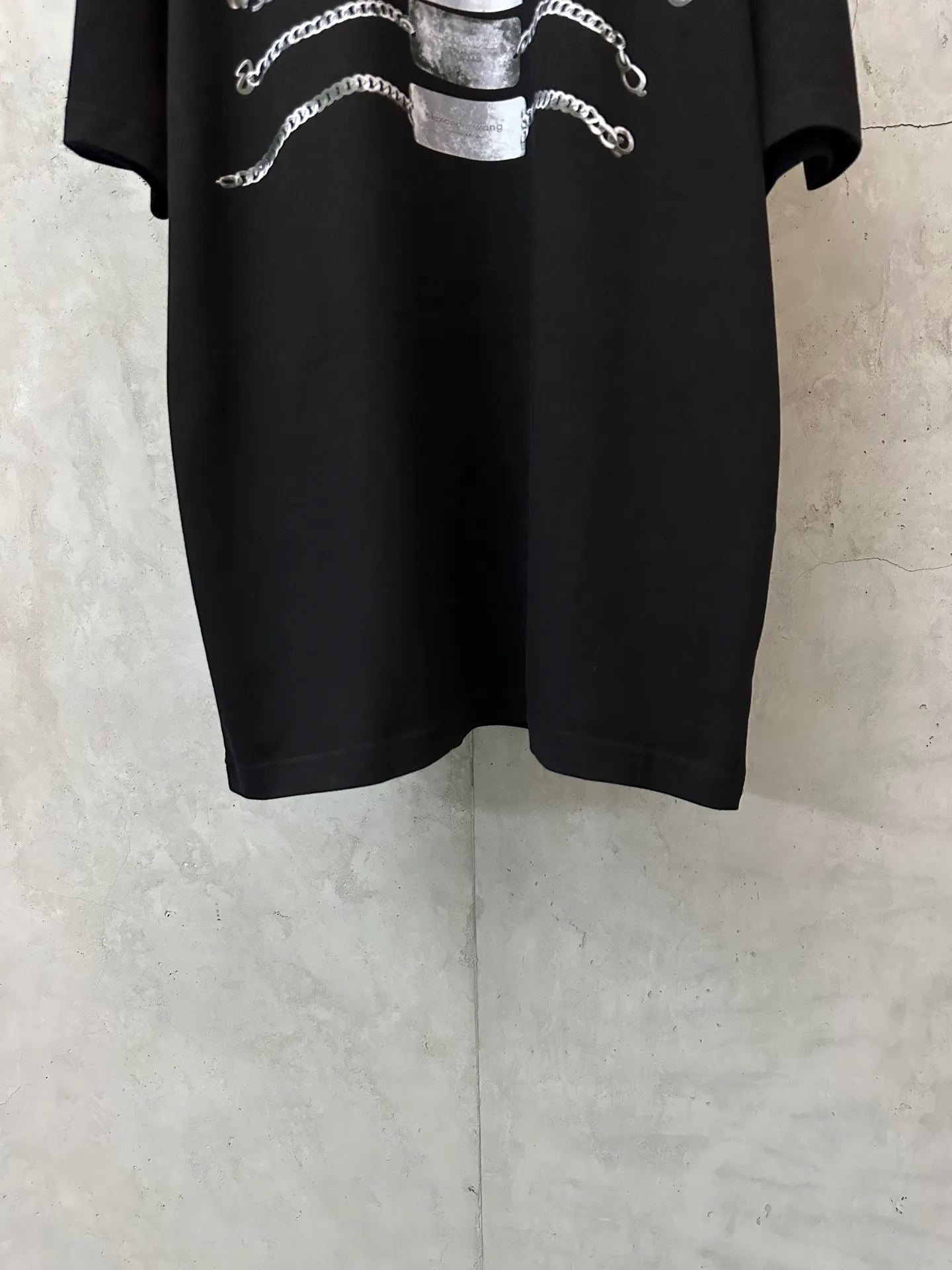 ￼ 140- New Arrival g Alexander wang 26ss ⛓️ T : 2*2 g Color Change Same Style Color: White Black Size: XS S M L XL